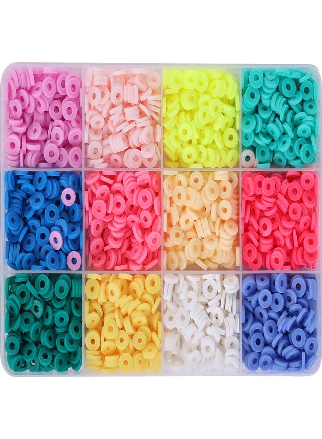 Ambitieux DIY Bracelet Making Kit for Girls - 12 Types Colorful Beads with Charms, Elastic Thread, Earrings, Clasps & Rings - Jewellery Craft Kit for Kids, Birthday Return Gift, Rakhi Special Set for 2 3 4 5 6 7 8 9 10 years (Plain Clay) - Image 4